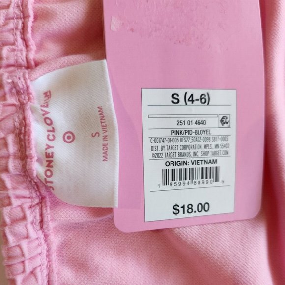 Stoney Clover Lane x Target NWT Women's Pink Textured String Bikini Bottom Sz S - Picture 9 of 9